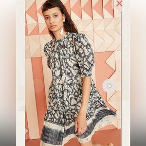 Ulla Johnson Dahlia Dress in Indigo Size 2